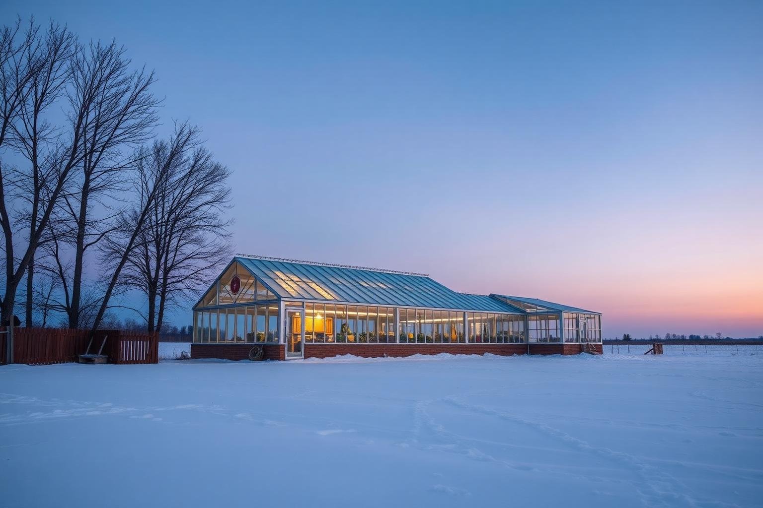 Exterior with snow