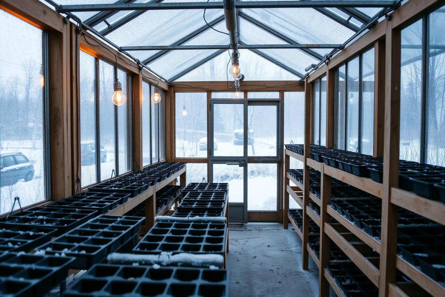 Greenhouse interior